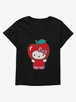 Hello Kitty Five A Day Apple Of My Eye Girls T-Shirt Plus