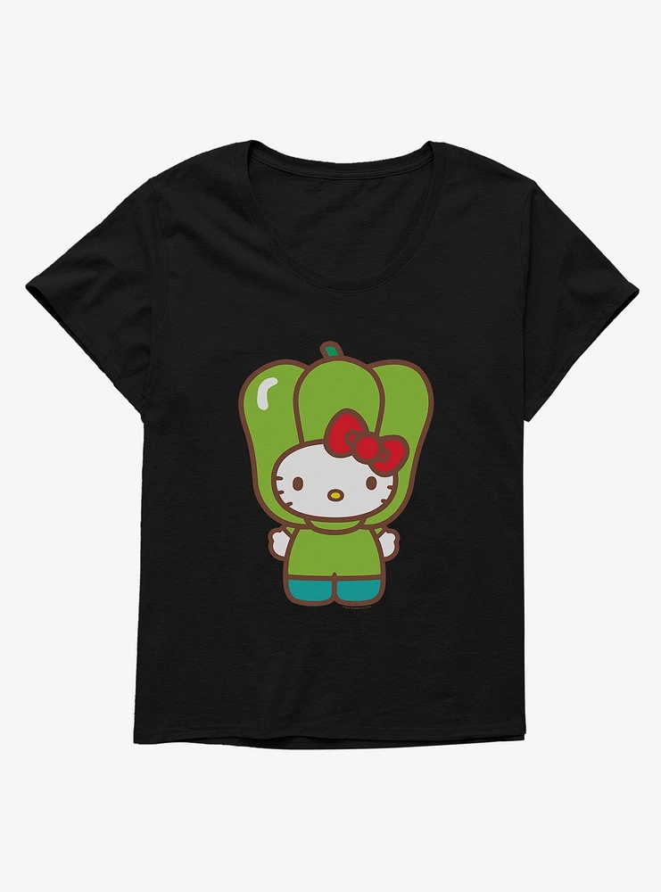 Hello Kitty Five A Day Bell Pepper Girls T-Shirt Plus