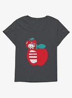 Hello Kitty Five A Day Apple Girls T-Shirt Plus