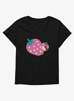 Hello Kitty Five A Day Pink Strawberry Girls T-Shirt Plus