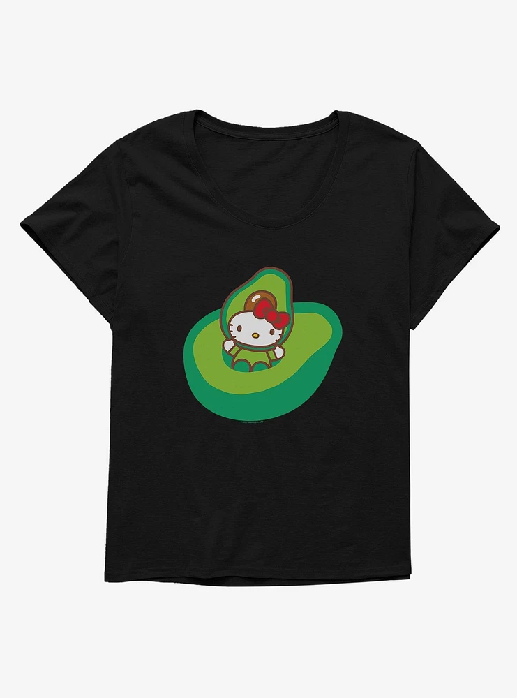 Hello Kitty Five A Day Playing Avacado Girls T-Shirt Plus