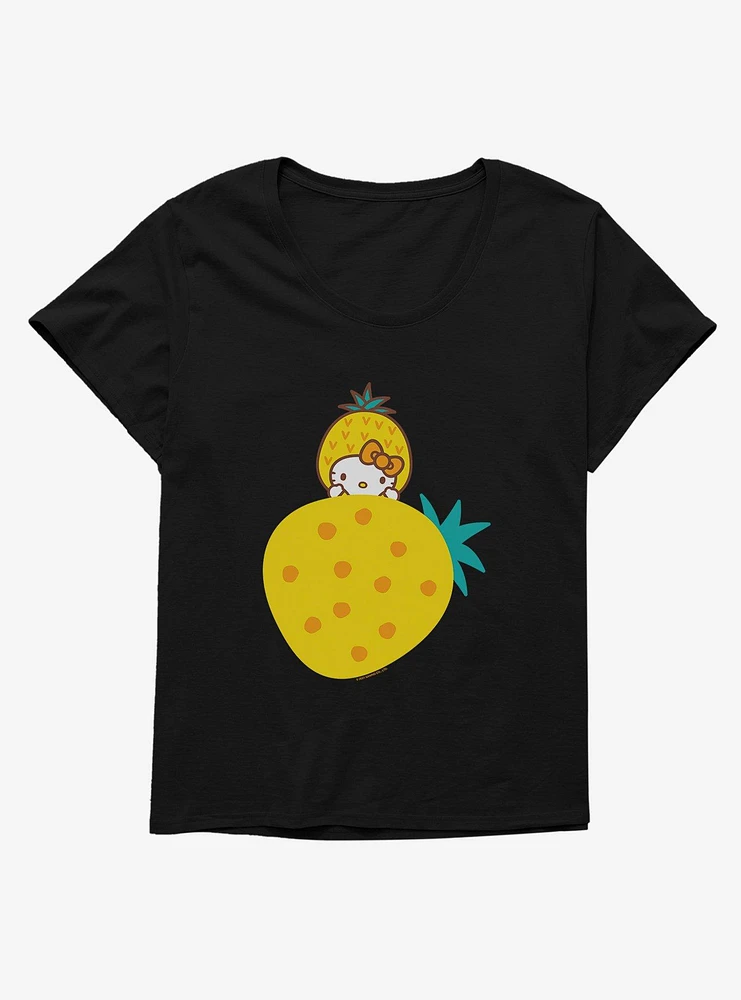 Hello Kitty Five A Day Rising Pineapple Girls T-Shirt Plus
