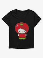 Hello Kitty Five A Day Tomato Girls T-Shirt Plus