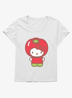 Hello Kitty Five A Day Tomato Girls T-Shirt Plus