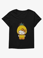 Hello Kitty Five A Day Wise Pineapple Girls T-Shirt Plus