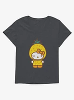 Hello Kitty Five A Day Wise Pineapple Girls T-Shirt Plus