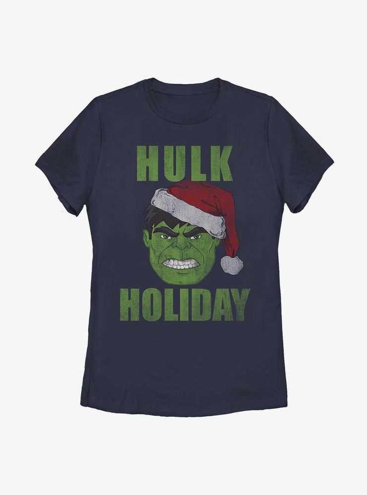 Marvel The Hulk Holiday Womens T-Shirt