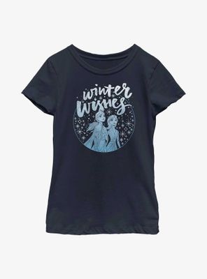 Disney Frozen Winter Wishes Youth Girls T-Shirt