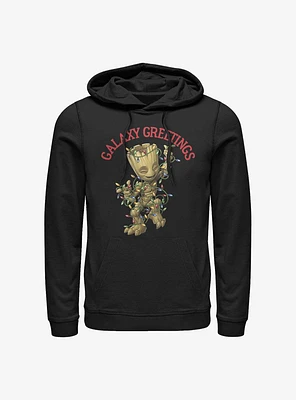 Marvel Guardians Of The Galaxy Baby Groot Greetings Hoodie