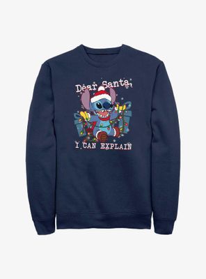 Disney Lilo And Stitch Dear Santa Sweatshirt