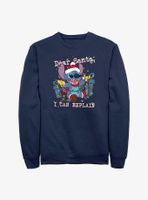 Disney Lilo And Stitch Dear Santa Sweatshirt