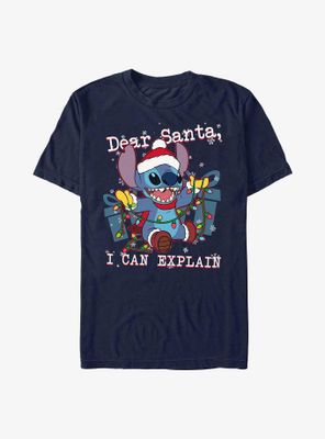 Disney Lilo And Stitch Dear Santa T-Shirt
