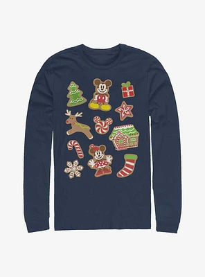Disney Mickey Mouse Gingerbread Long-Sleeve T-Shirt