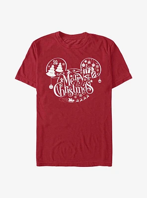 Disney Mickey Mouse Holiday Ears Fill T-Shirt