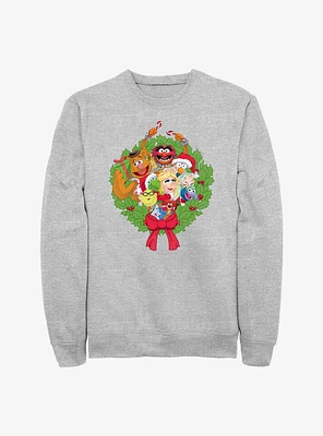 Disney The Muppets Group Wreath Sweatshirt