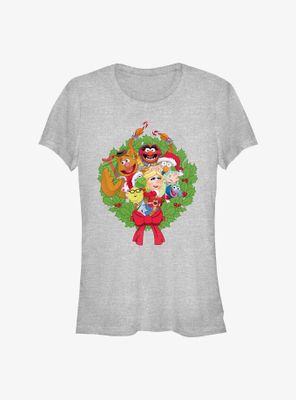 Disney The Muppets Group Wreath Womens T-Shirt