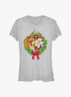 Disney The Muppets Group Wreath Womens T-Shirt