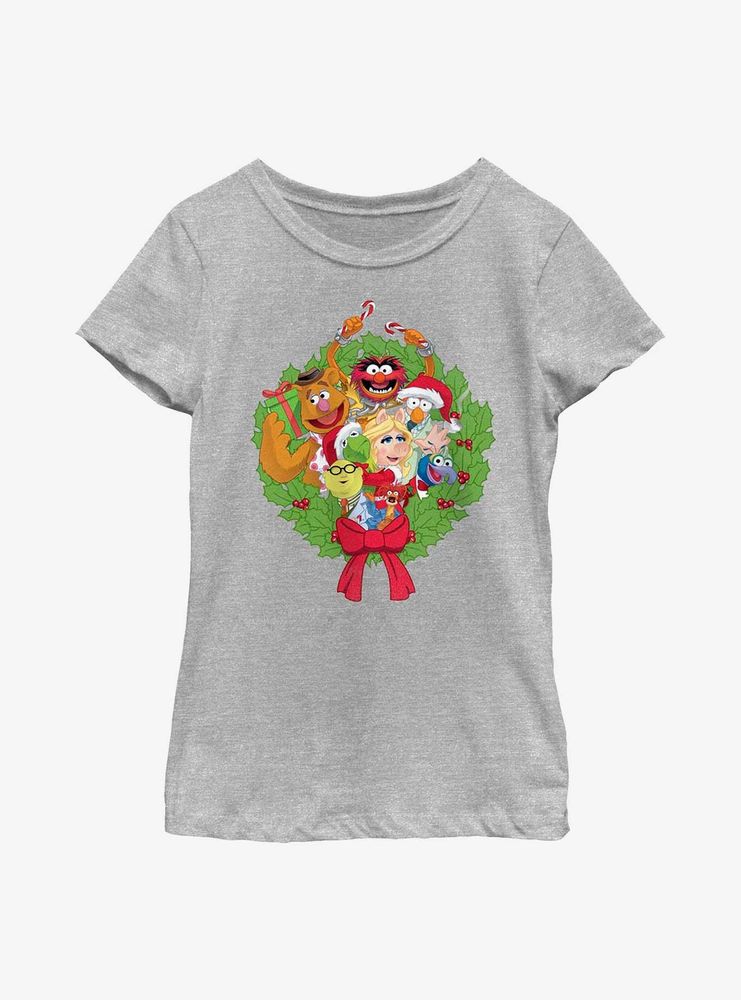 Disney The Muppets Group Wreath Youth Girls T-Shirt