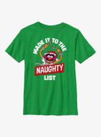 Disney The Muppets Animal Naughty List Youth T-Shirt