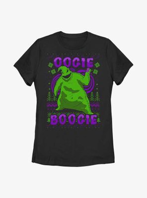 The Nightmare Before Christmas Oogie Boogie Ugly Sweater Womens T-Shirt