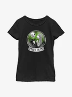 The Nightmare Before Christmas Jack & Sally Snow Globe Youth Girls T-Shirt
