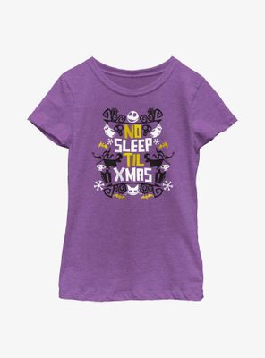 The Nightmare Before Christmas No Sleep Youth Girls T-Shirt