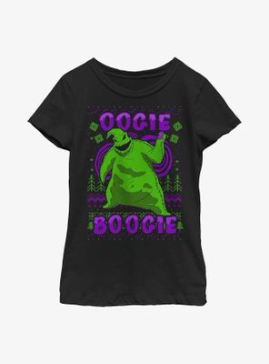 The Nightmare Before Christmas Oogie Boogie Ugly Sweater Youth Girls T-Shirt