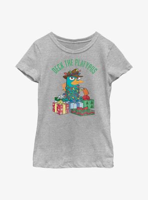 Disney Phineas And Ferb Deck The Platypus Youth Girls T-Shirt