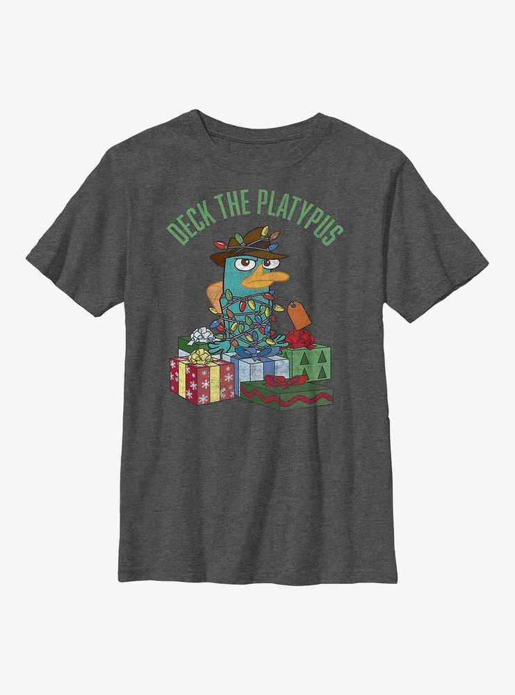 Disney Phineas And Ferb Deck The Platypus Youth T-Shirt