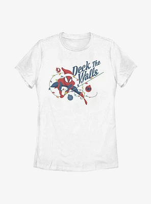 Marvel Spider-Man Deck The Walls Womens T-Shirt