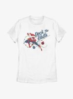 Marvel Spider-Man Deck The Walls Womens T-Shirt