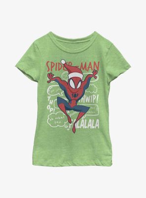 Marvel Spider-Man Carolling Spidey Youth Girls T-Shirt