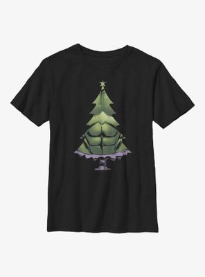 Marvel Avengers The Hulk Christmas Tree Youth T-Shirt