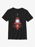 Marvel Avengers Iron Man Christmas Tree Youth T-Shirt