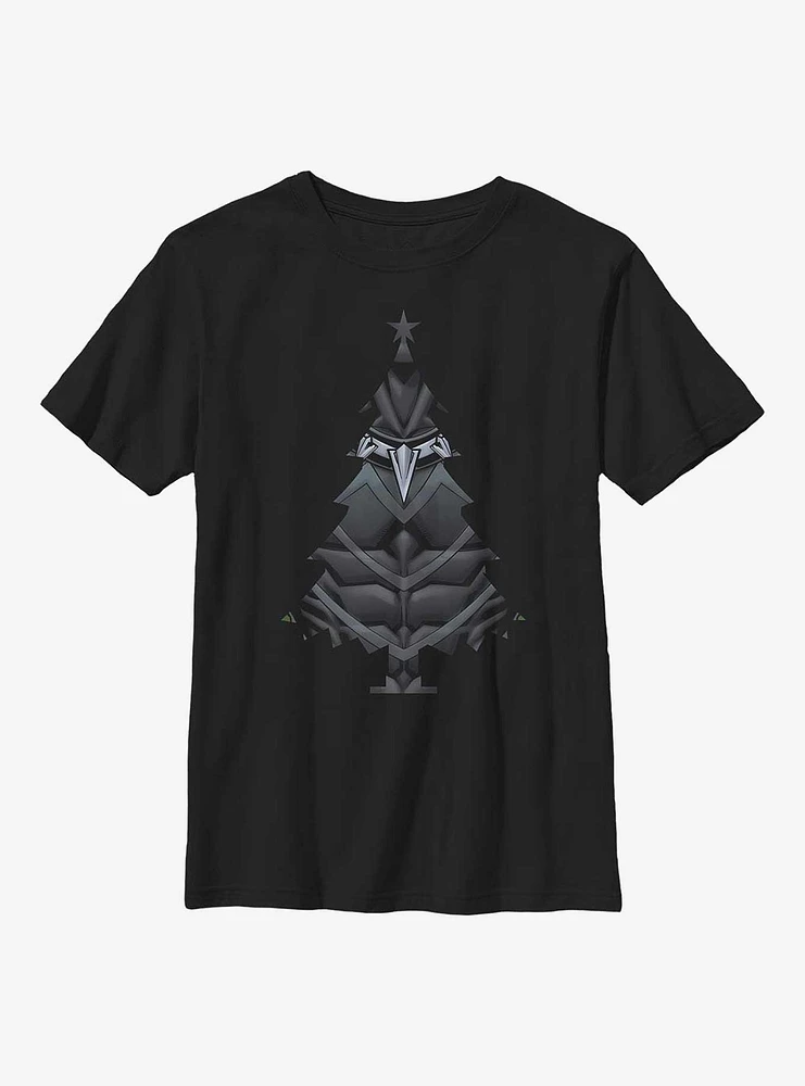 Marvel Avengers Black Panther Christmas Tree Youth T-Shirt
