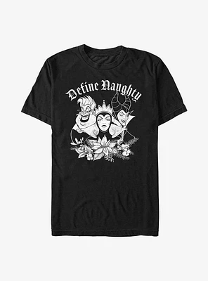 Disney Villains Define Naughty T-Shirt