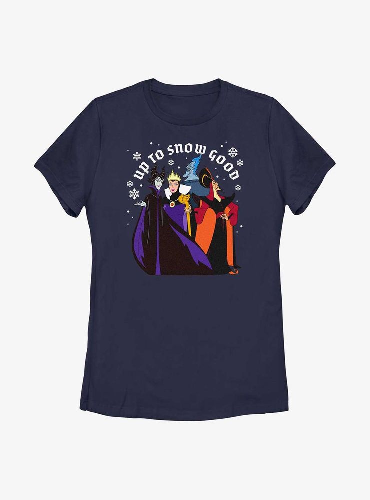 Disney Villains Up To Snow Good Womens T-Shirt