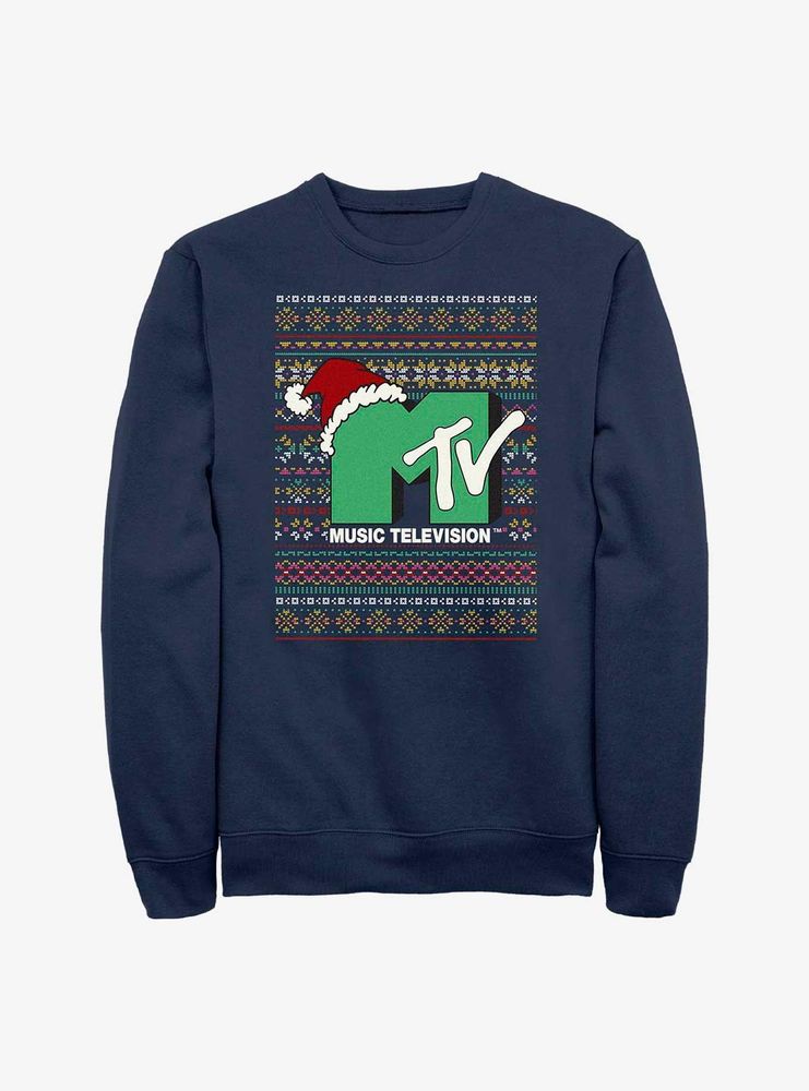 MTV Ugly Sweater Pattern Sweatshirt