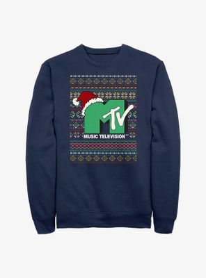 MTV Ugly Sweater Pattern Sweatshirt