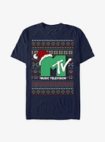 MTV Ugly Sweater Pattern T-Shirt