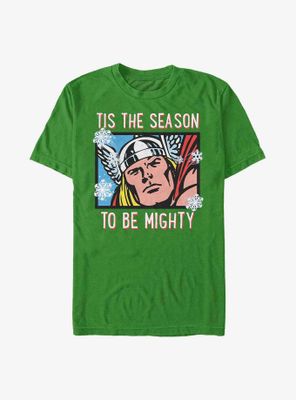 Marvel Thor Season To Be Mighty T-Shirt