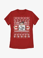 Where's Waldo? Christmas Sweater Pattern Womens T-Shirt
