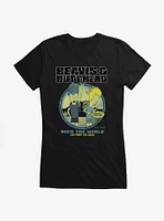 Beavis And Butthead Rock The World Girls T-Shirt