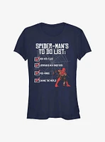 Marvel Spider-Man: No Way Home To Do List Girls T-Shirt