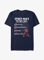 Marvel Spider-Man: No Way Home To Do List T-Shirt