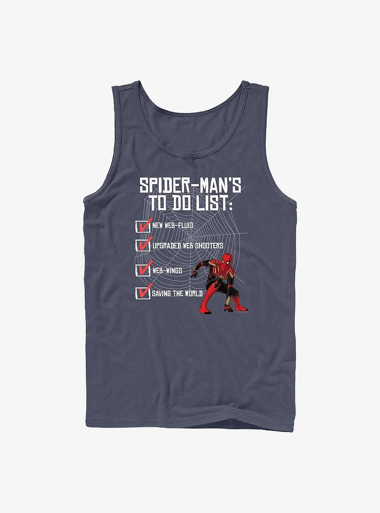 Marvel Spider-Man: No Way Home To Do List Tank