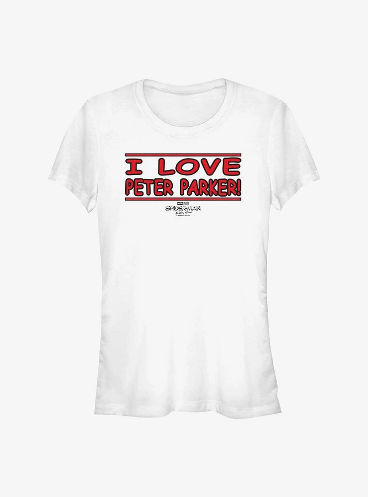 Marvel Spider-Man: No Way Home I Love Peter Parker Girls T-Shirt