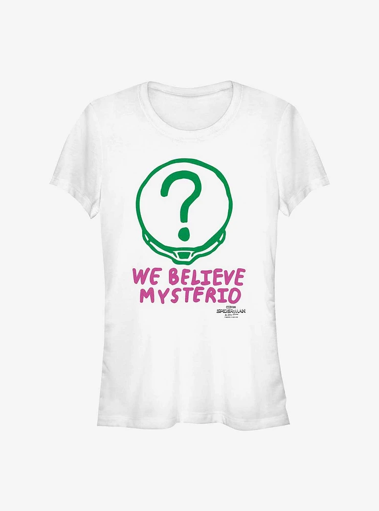 Marvel Spider-Man: No Way Home Mysterio Believer Girls T-Shirt