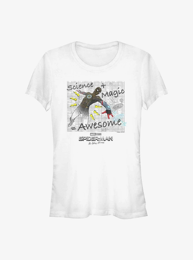 Marvel Spider-Man: No Way Home Science And Magic Girls T-Shirt