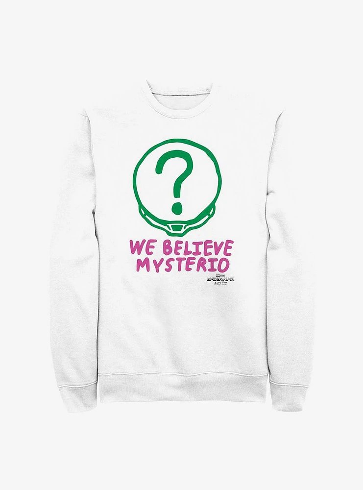 Marvel Spider-Man: No Way Home Mysterio Believer Crew Sweatshirt